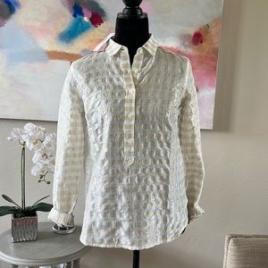 J.Crew half button long sleeve